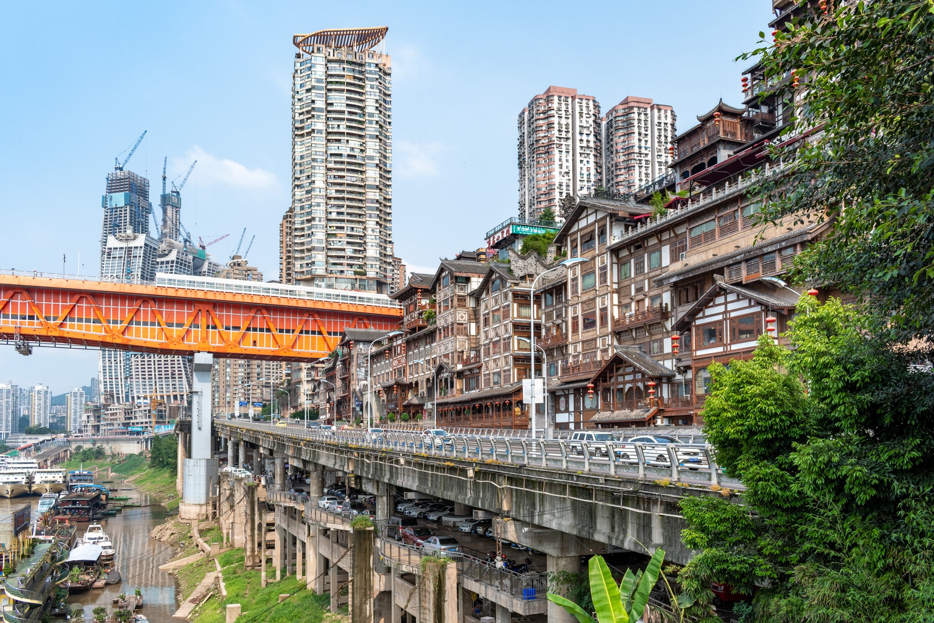 Hongyadong buildings in Chongqing